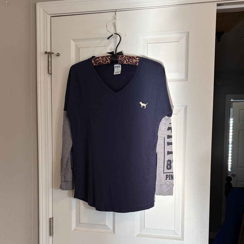 PINK Victoria's Secret Navy Top
